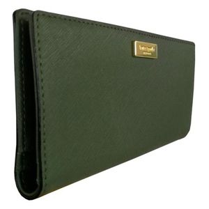 Kate Spade Laurel Way Stacy Wallet in Evergreen